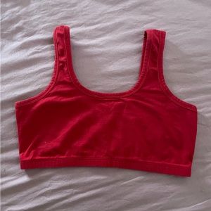 Shop ARQ Red Full Coverage Bra - XL